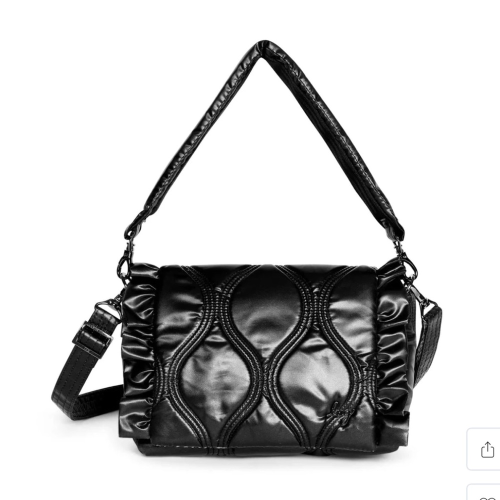 NWT LUG Conga - Metallic Black (Abstract Ferns)